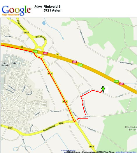 Route naar ARCO Administratiekantoor